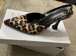 Tacones leopardo slingback