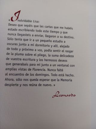 EL SECRETO DE MONNA LISA. Dolores García