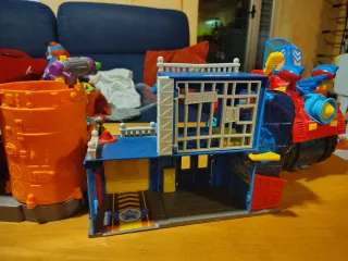 Superzings Pack de 3 Vehículos y Edificios