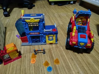 Superzings Pack de 3 Vehículos y Edificios