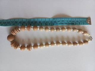 Collana Vintage Legno e Sughero Naturale