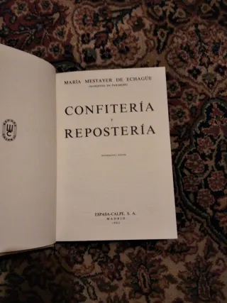 Confiteria y reposteria (Spanish Edition)