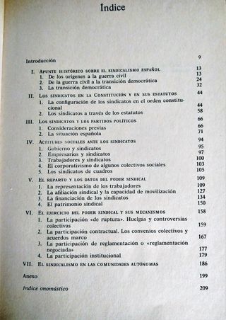 Libro: El poder sindical en España. Buen estado.