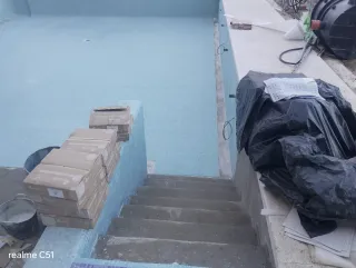 Piscina de obra nueva