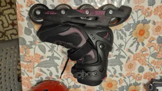 Patines en línea y equipo de protección