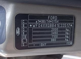 Llanta ford 6.5 j x17 h2 mondeo berlina 474051