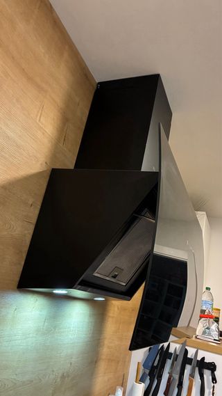 Campana extractora negra TOSSI 90cm