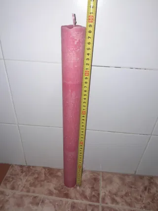 Cirio grande rosa