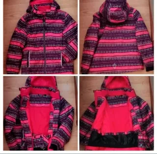 Chaqueta Esquí Botas Guantes Casco de