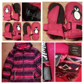 Chaqueta Esquí Botas Guantes Casco de