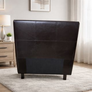 Cabecero polipiel marrón 90