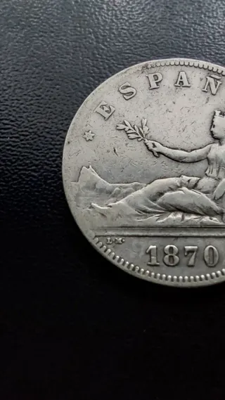 2 Pesetas 1870 (*73) España