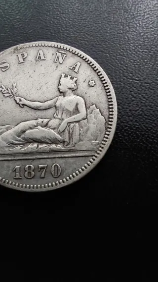 2 Pesetas 1870 (*73) España