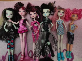 Lote 6 Muñecas Monster High