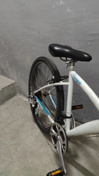 Bicicleta Paseo Blanca Btwin Original