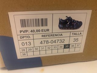 Sandalias Pablosky Talla 35 Negras