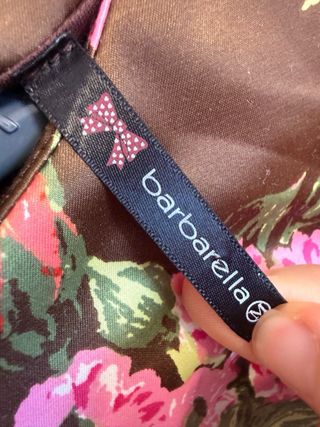 Vestido Barbarella floral marrón