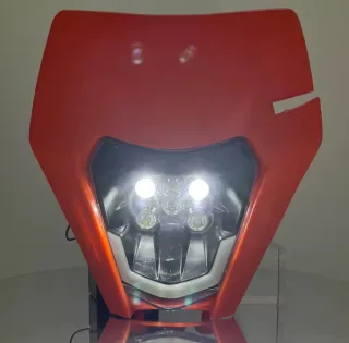 Mascherina + Faro LED KTM EXC Bianco