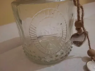 Barattolo decorativo con cuori