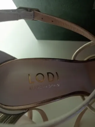 Sandalias tacón alto 37 mujer