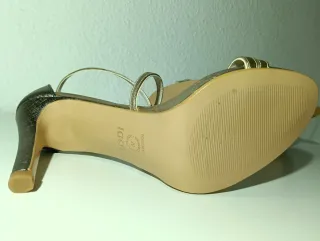 Sandalias tacón alto 37 mujer