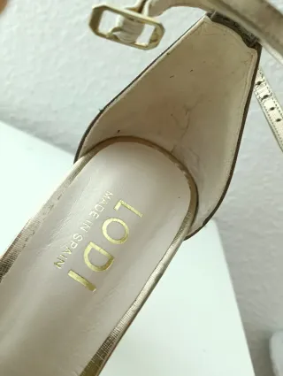 Sandalias tacón alto 37 mujer