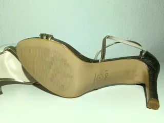 Sandalias tacón alto 37 mujer