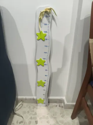 Tabla medidora infantil estrellas