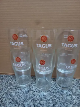 6 Copos Cerveja Tagus Preta Todos 5€