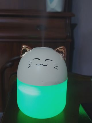 Humidificador Gato blanco