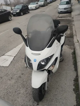 Piaggio Xevo 125 2014 pegatina c verde