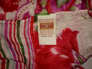 Pañuelo de seda estampado grande