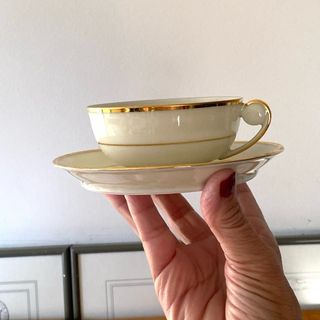 Juego Café Limoges Porcelana Francesa Antiguo