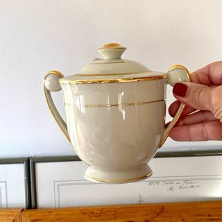 Juego Café Limoges Porcelana Francesa Antiguo