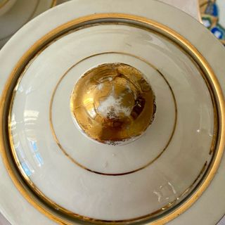 Juego Café Limoges Porcelana Francesa Antiguo