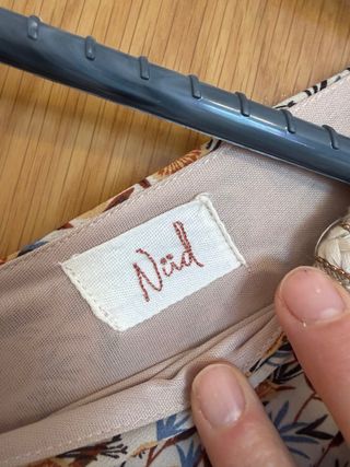 Vestido estampado floral Nüd