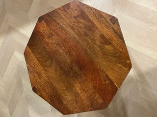 Mesita auxiliar Zara Home madera y metal