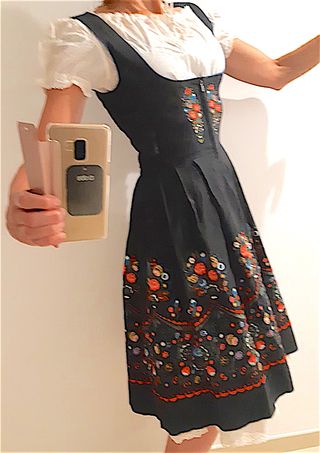 Dinderl ORIGINAL Salzburgo pintado a mano