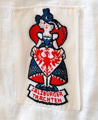 Dinderl ORIGINAL Salzburgo pintado a mano