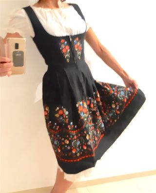 Dinderl ORIGINAL Salzburgo pintado a mano