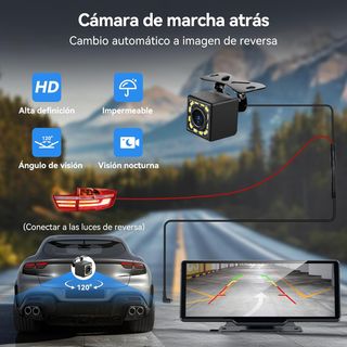 Pantalla Carplay/Android Auto 10.26 + Cámara