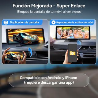 Pantalla Carplay/Android Auto 10.26 + Cámara