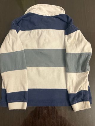 Polo niño Gocco  gris y blanco