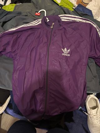 Chaqueta Adidas Vintage Morada