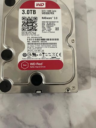 Disco 3TB Western Digital WD30EFRX Red NAS Hard
