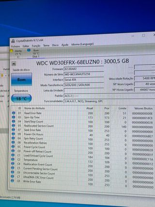 Disco 3TB Western Digital WD30EFRX Red NAS Hard