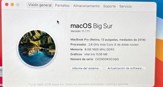 MacBook Pro Retina 13” (2014)