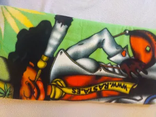 Manta polar verde 120x150cm