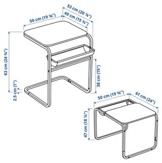 Mesa auxiliar Ikea Olseröd