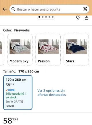 Edredón/Colcha Cama 90/105 Reversible NUEVO